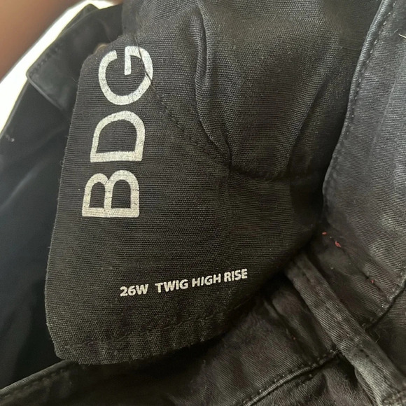 Urban Outfitters BDG Twig High Rise Skinny Jeans Black Size 26 - Picture 7 of 7